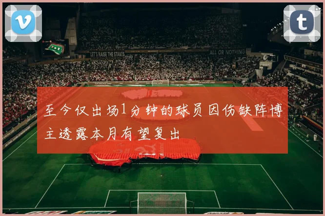 至今仅出场1分钟的球员因伤缺阵博主透露本月有望复出
